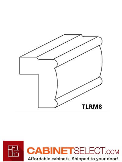 AH-TLRM8: Homestead Oak Shaker Light Rail Molding