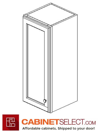 AZ-W1230: Champagne Shaker 12″ Wall Cabinet