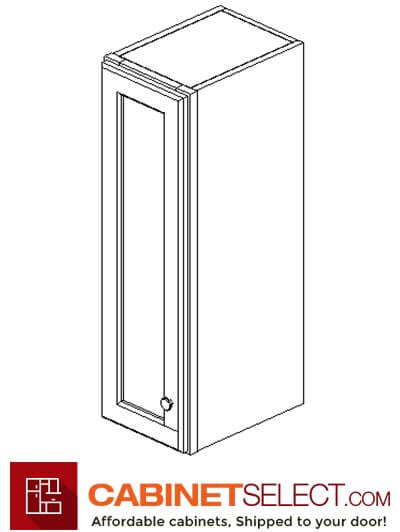 AZ-W1236: Champagne Shaker 12″ Wall Cabinet