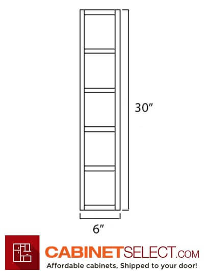 AG-WC630: Greystone Shaker 6" Specialty Cabinet