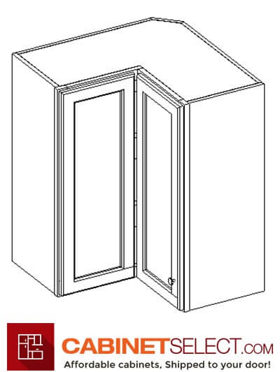 AG-WSQ2442: Greystone Shaker 24" Corner Wall Cabinet
