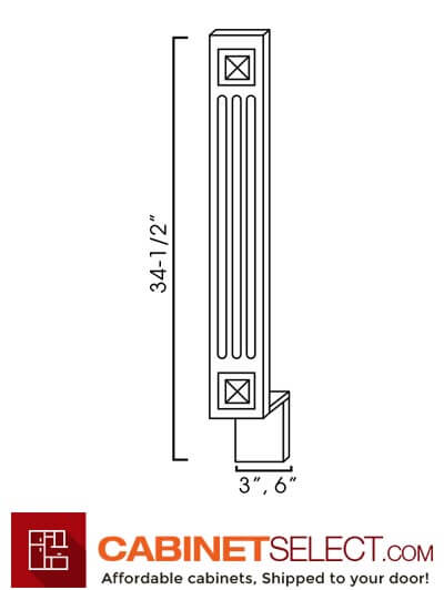 AW-A6BF: Ice White Shaker 6″ Base Filler