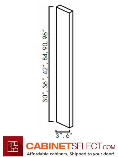 AZ-WF6-3/4: Champagne Shaker 6×30″ Wall Filler