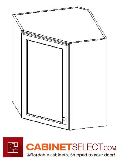 TQ-WDC273615: Townplace Crema 27″ Diagonal Corner Wall Cabinet