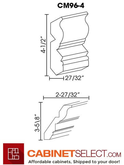 SL-CM96-4: Signature Pearl Crown Molding