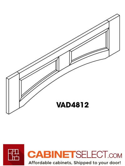 SL-VAD4812: Signature Pearl 48" Arched Valance