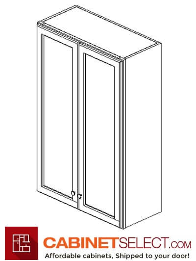 TQ-W2742B: Townplace Crema 27″ Double Door Wall Cabinet