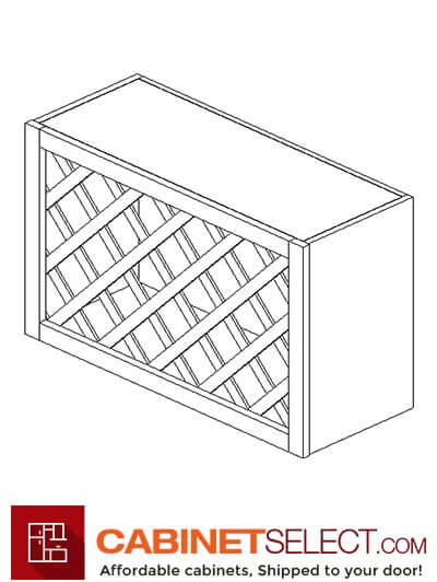 TQ-W3018WR: Townplace Crema 30″ Wine Rack Wall Cabinet