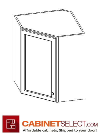 SL-WDC2430: Signature Pearl 24" Diagonal Corner Wall Cabinet