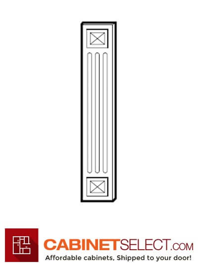 TW-A42WF: Fluted Wall Filler 42″ – Uptown White
