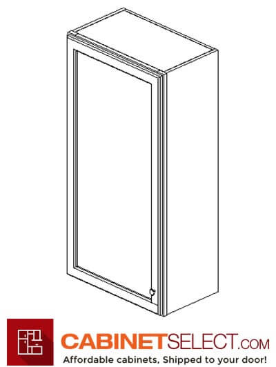 TW-W2142: Uptown White 21″ Single Door Wall Cabinet