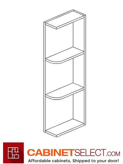 TW-WES536: Uptown White 5" Knick Knack Wall Shelf