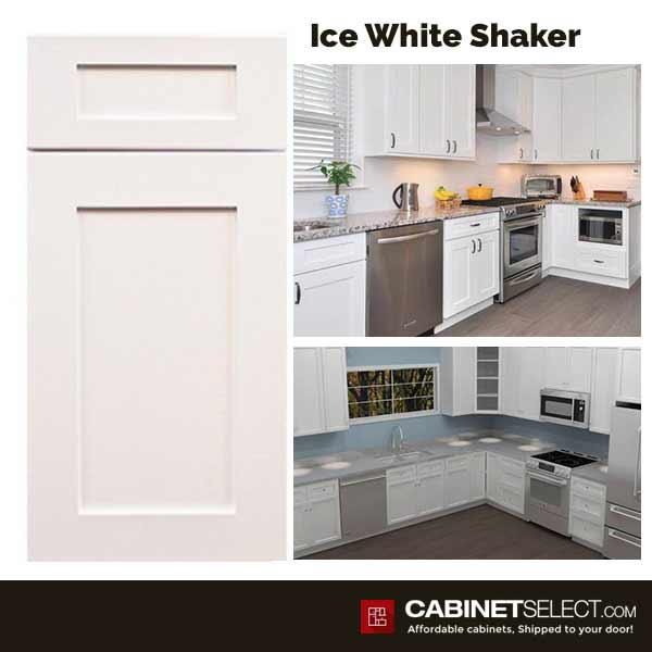 Ice White Shaker Cabinets – 10ft Run