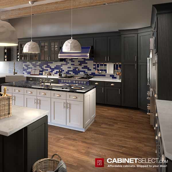 Gray Shaker Kitchen Cabinets