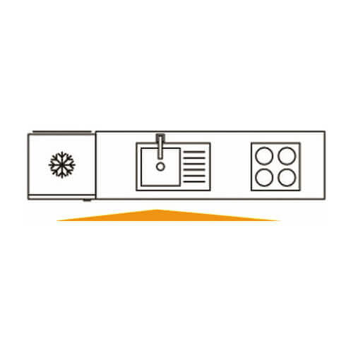 Single Wall Kitchen Design | Cabinet Select