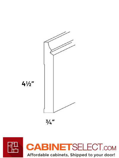 L06-BSMS: Luxor Cinnamon Baseboard Molding