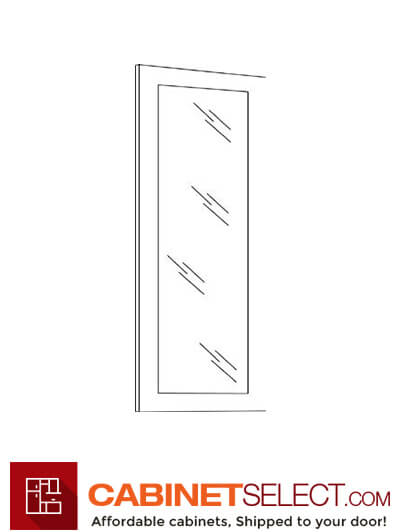 L02-GD1542: Luxor Smokey Grey 15″ Glass Door
