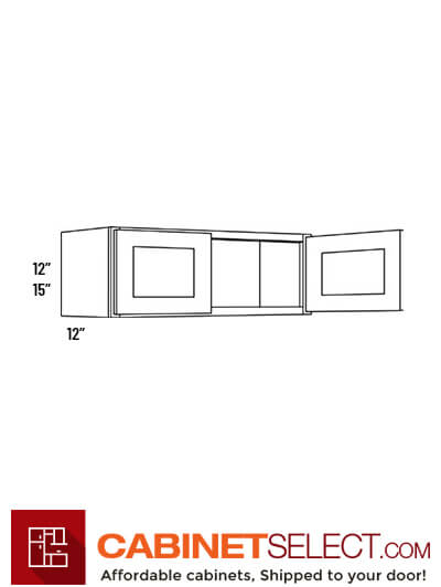 L11-W3612: Luxor Espresso 36″ Double Door Bridge Cabinet