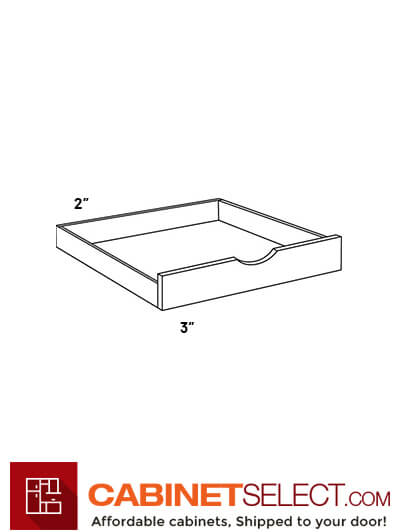 L06-POS-33: Luxor Cinnamon 33″ Pull Out Shelf