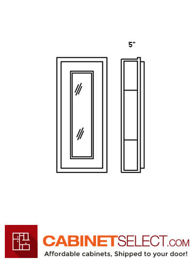 L06-MC3630: Luxor Cinnamon 36″ Double Door Medicine Cabinet