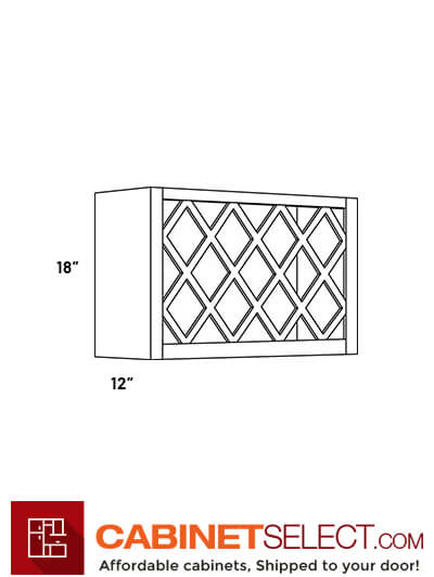 L06-WR3018: Luxor Cinnamon 30″ Wine Rack Cabinet