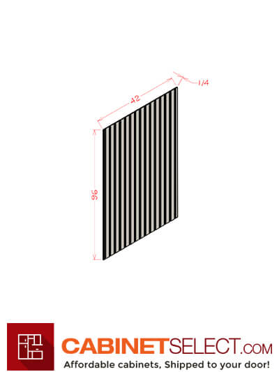 OW-BBFPV4296: Oxford White 42″ by 96″ Beaded Panel