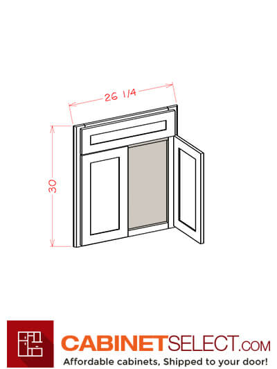 OM-DCFF42: Oxford Mist 42″ Diagonal Corner Sink Front & Floor Kit