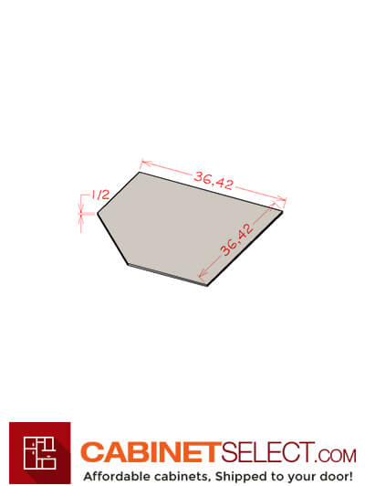 SD-SBF4242: Shaker Dove 42″ Diagonal Sink Floor
