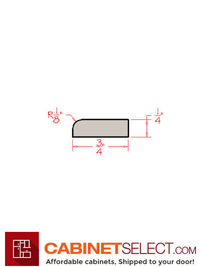 WS-SCR: Shaker White Scribe Molding