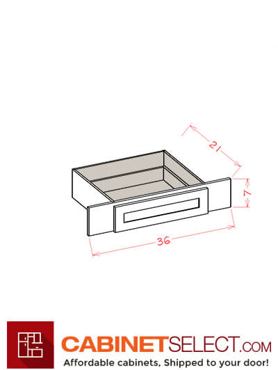 TD-VKD36: Torrance Dove 36″ Desk Knee Drawer