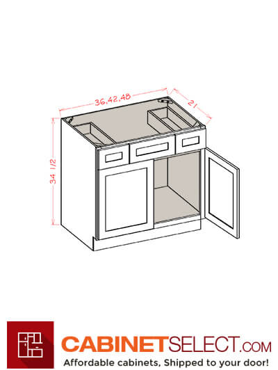 OS-VSD42: Oxford Green 42″ Vanity Combo Base