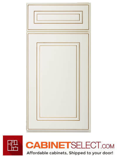 YW-SD: York Antique White Sample Door