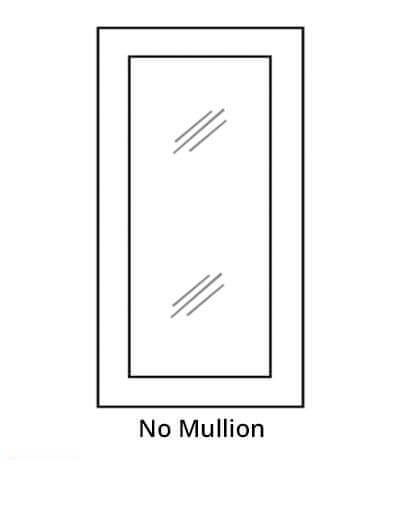 Glass Cabinet Door No Mullion 25