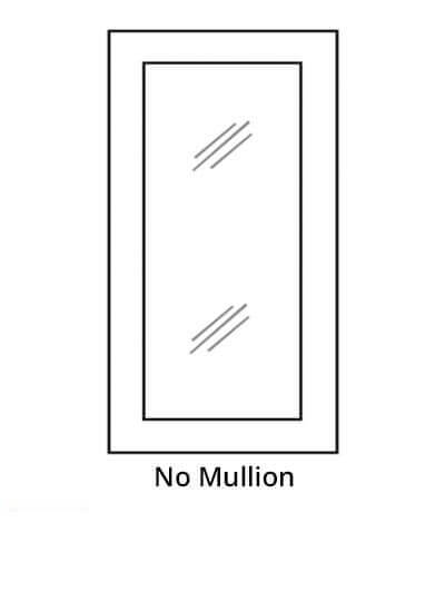 Glass Cabinet Door No Mullion 26