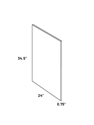 L02-BEP: Luxor Smokey Grey – Base End Panel