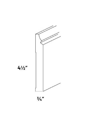 EB23-BSMS: Elegant Stone – Base Molding, Shaker