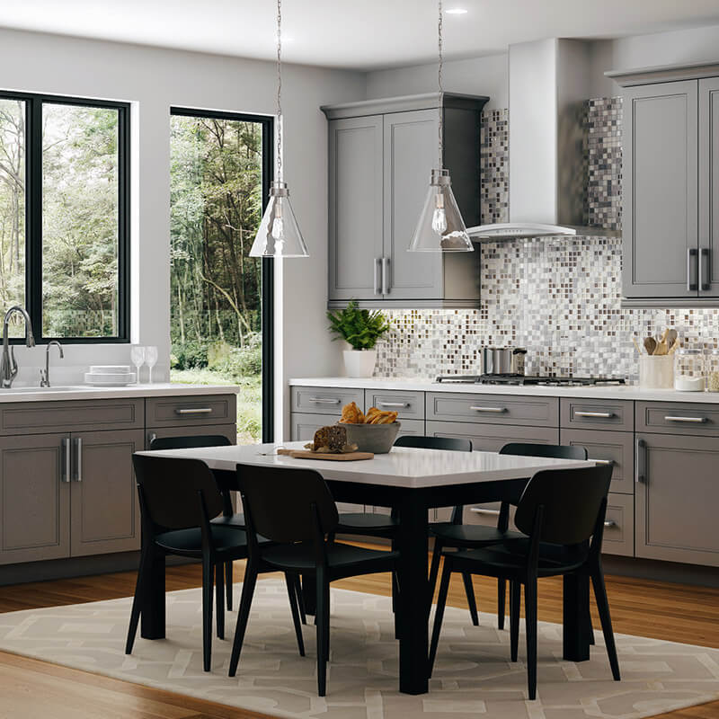 Cnc Cabinetry Fashion Dove Rta Kitchen Cabinets