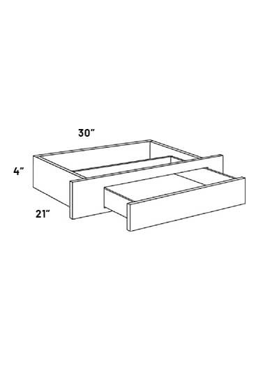EB23-DD30: Elegant Stone – 30″ Wide Desk Drawer