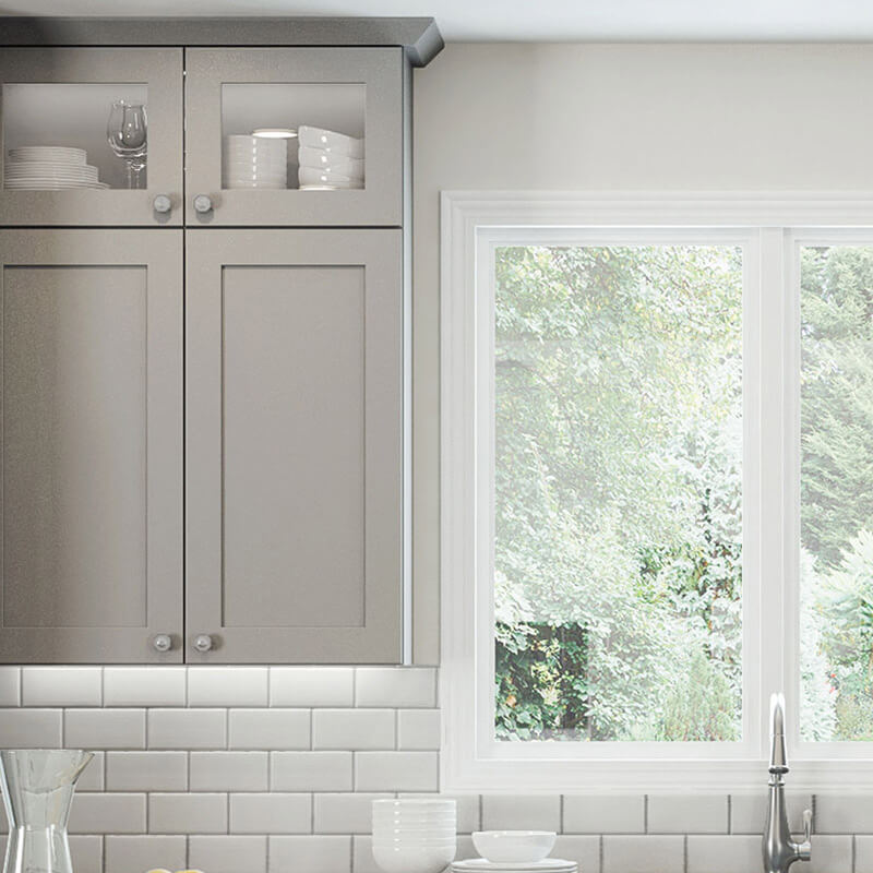 Elegant Stone Shaker Kitchen Cabinets
