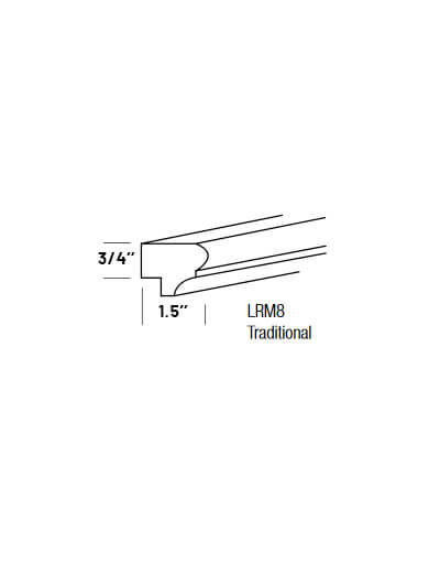 EB23-LTRM1: Elegant Stone – Light Rail Molding