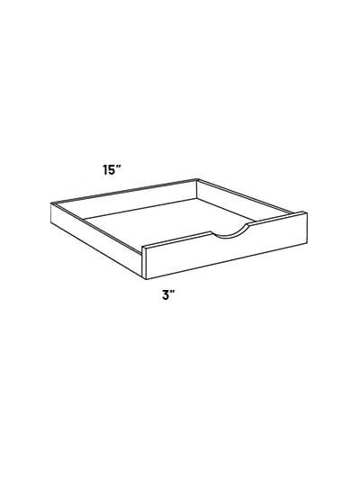EB21-POS15: Elegant Ocean Blue 15″ Pull Out Shelf