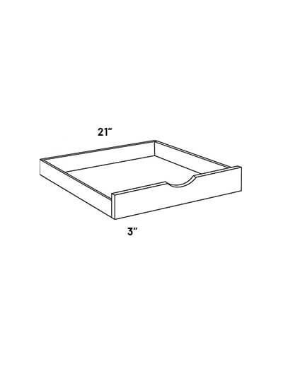 EB21-POS21: Elegant Ocean Blue 21″ Pull Out Shelf
