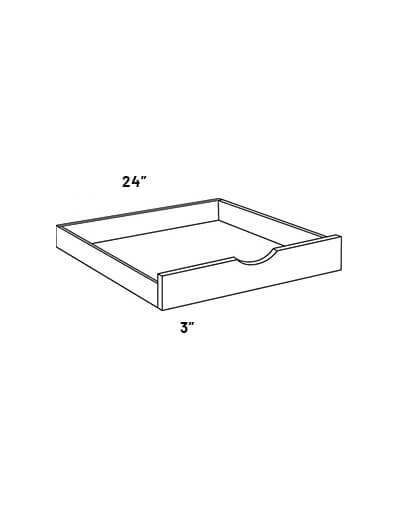EB21-POS24: Elegant Ocean Blue 24″ Pull Out Shelf