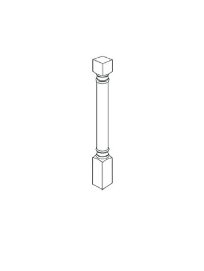 EB23-POST-P: Elegant Stone – Post, Plain