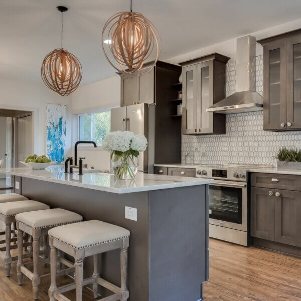 Greystone Shaker Cabinet Half | CabinetSelect.com