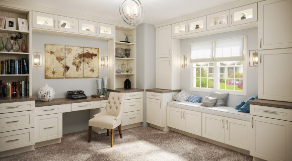 Shaker Antique White 10x10 Kitchen Cabinet | CabinetSelect.com