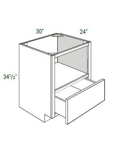 UB-MB30: Upton Brown Microwave Base Cabinet 30″W