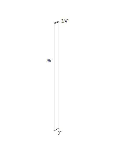 UB-TF396: Upton Brown Tall Filler 3″W x 96″H