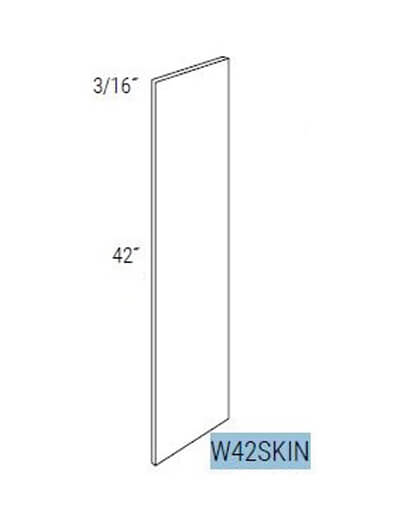 UB-W42SKIN: Upton Brown Wall Skin 1/4″ x 12″W x 42″H