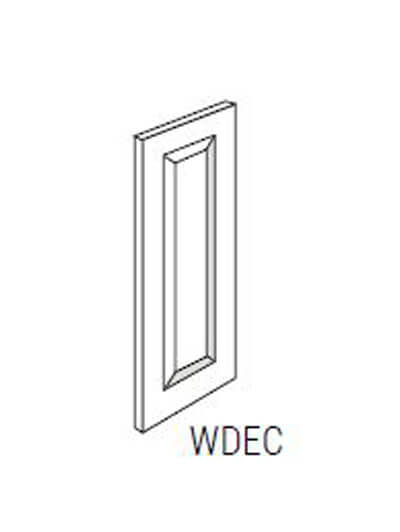 UB-WDEC36: Upton Brown Wall Decorative End Panel 12″W x 36″H